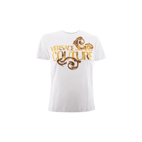 VERSACE JEANS COUTURE Logo-print Cotton T-shirt