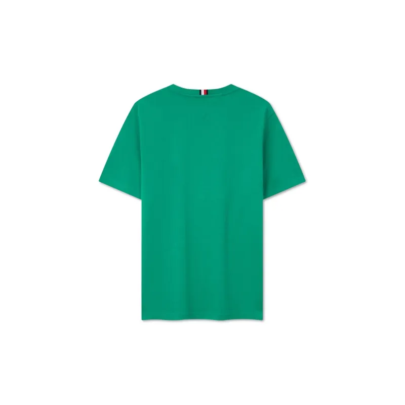 Tommy Hilfiger Logo embroidered T shirt-11
