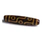Yellow Fang 9 Eye Dzi Bead