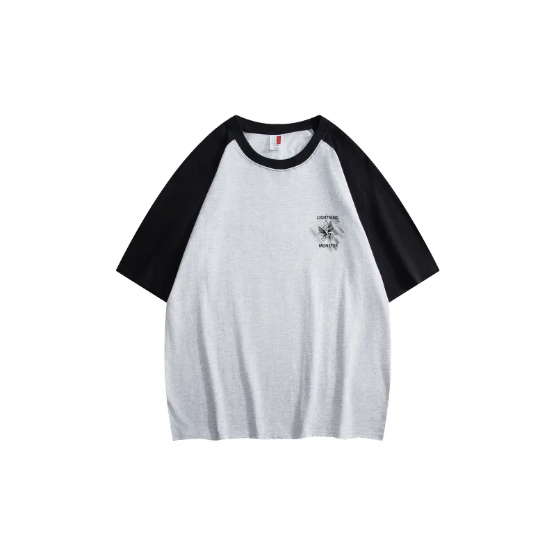 LIGHTNING MONSTER Raglan Sleeve T Shirt Unisex-3