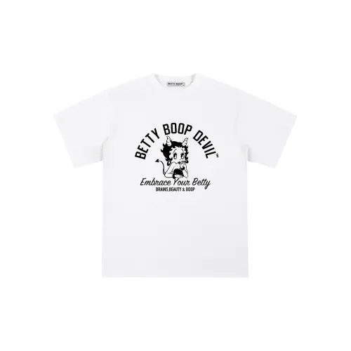 BETTY BOOP T-Shirts Unisex White