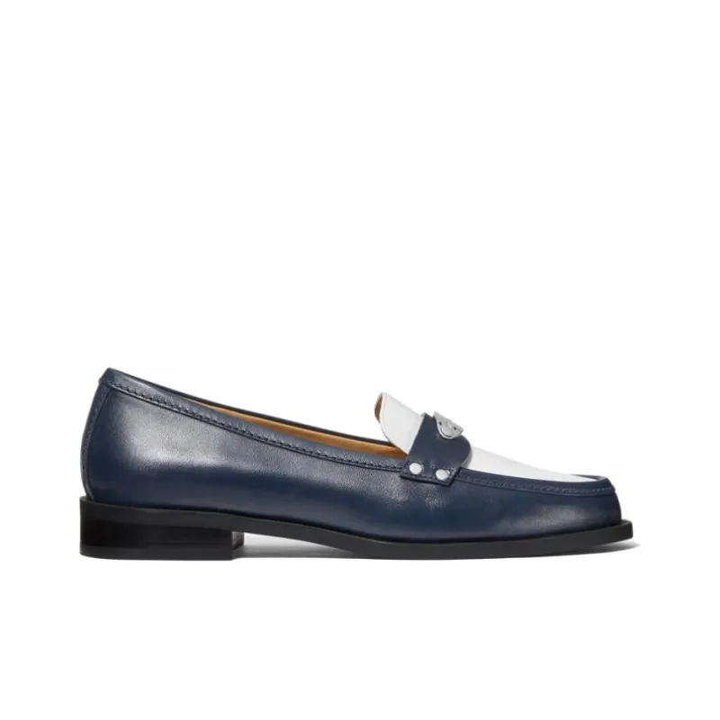 MICHAEL KORS Finley Casual Single Shoes Women's Blue White-1