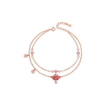 Hurry That Year 925 Sterling Silver Anklets Women's