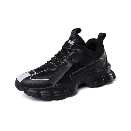 Medd Chunky Sneakers Men Low-Top Black