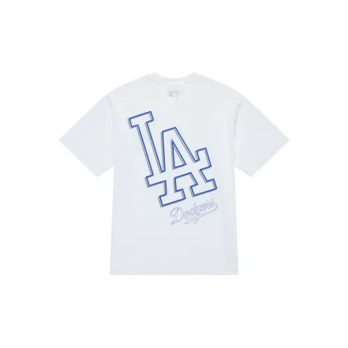 MLB Base Logo T-Shirts Unisex White