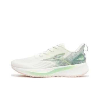 361° Wing Gundam 5.0 Cushioning Rebound Low Top Running Shoes Women's White Green