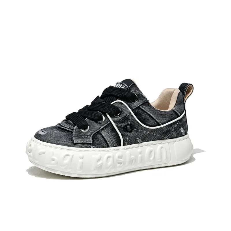MOERBAI Breathable Lightweight Height Increasing Low-Top Casual Shoes Men's-1