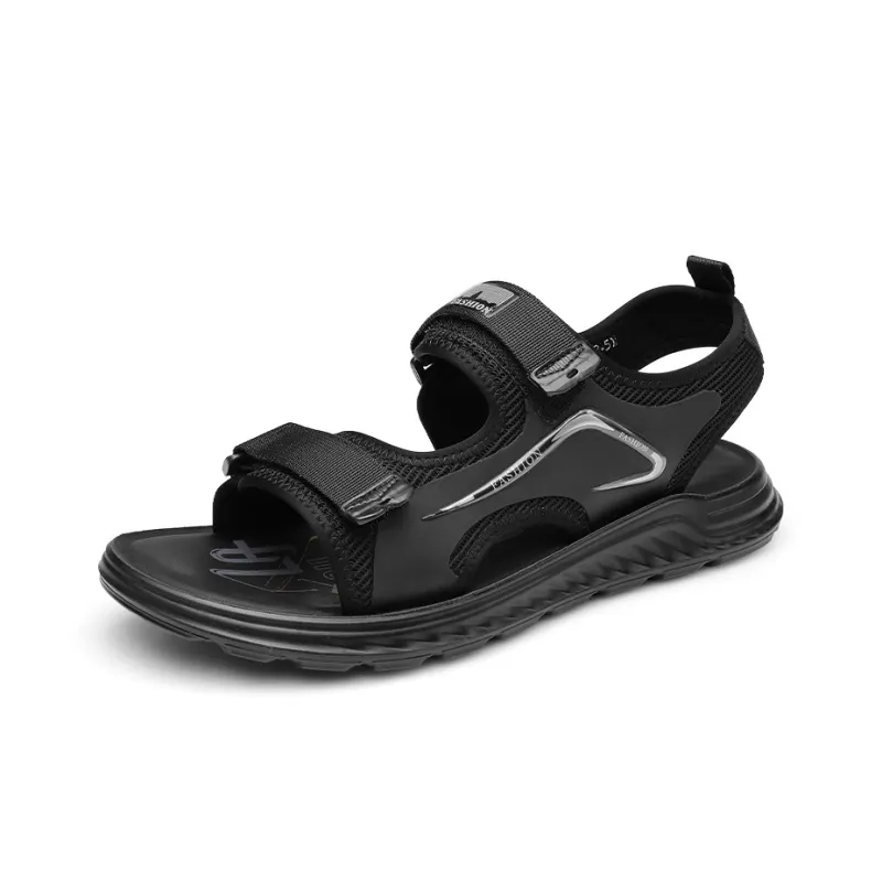 Strongman 3515 Beach Sandals Men's Black-1