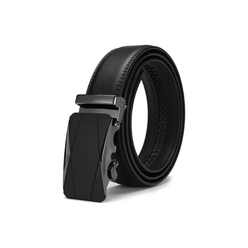 ASTAR HADES Genuine Leather Automatic Buckle Business Elegance Comfortable Leather Belts Men's 3.5cm-1