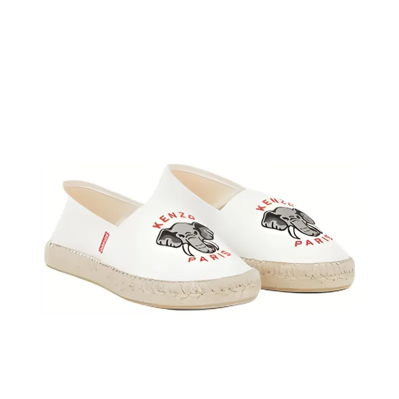 KENZO Elephant Logo-embroidered Espadrilles-2