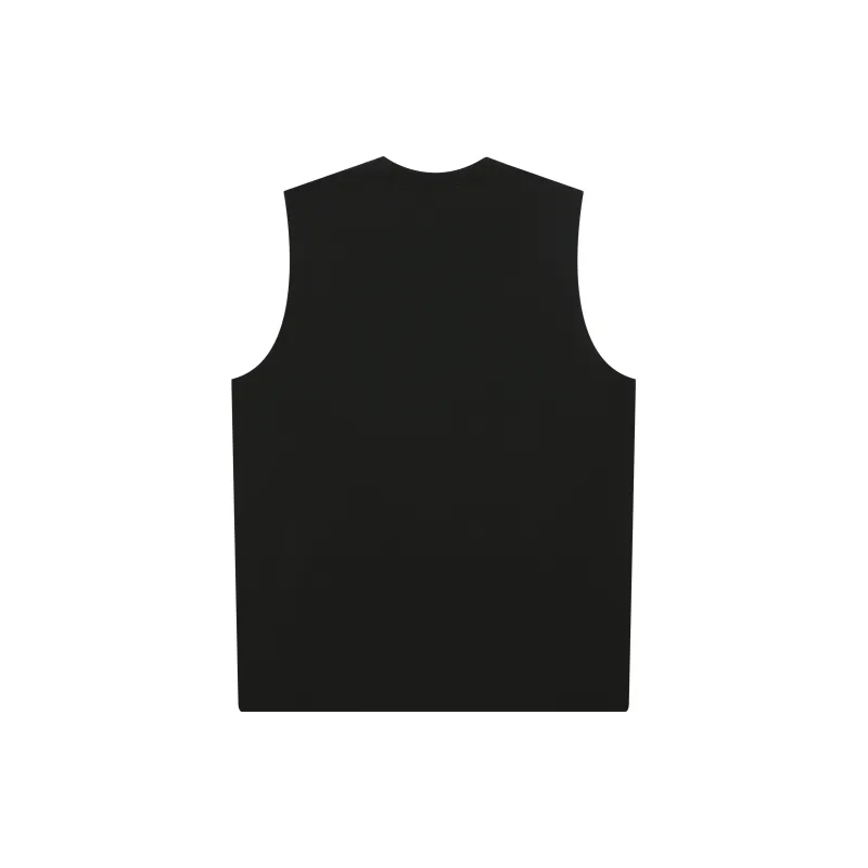 DNBH Loose Fit 100% Cotton Breathable Sleeveless Sports Shirt Unisex Multiple Colors-3