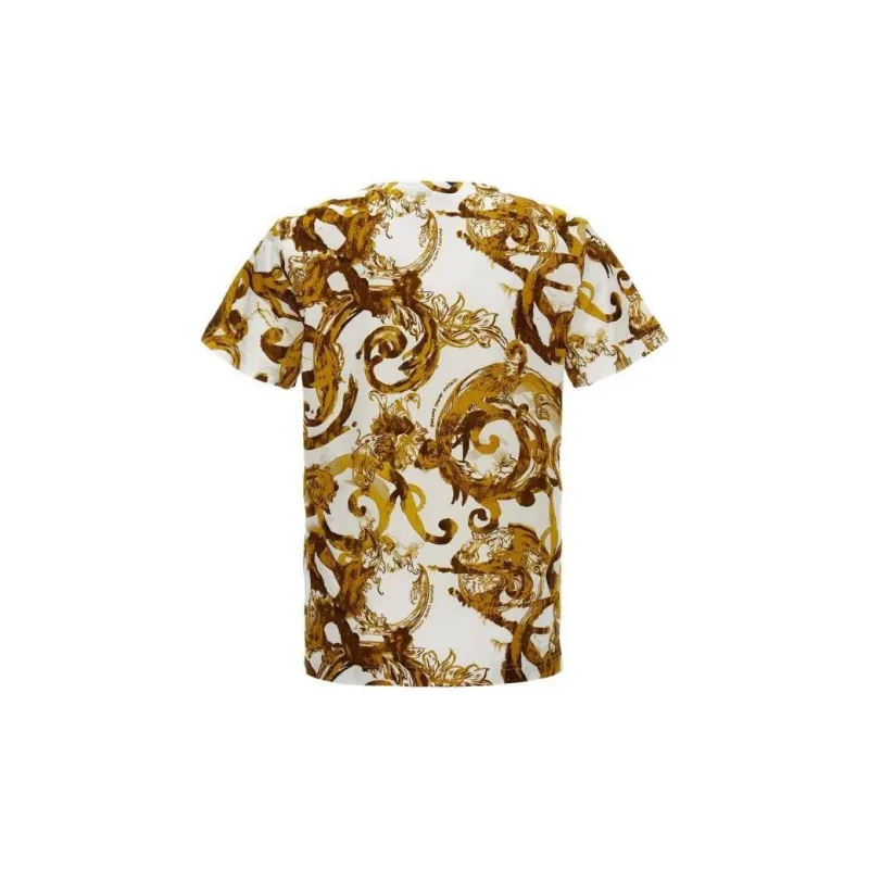VERSACE JEANS Baroque Printed Crewneck T Shirt-1