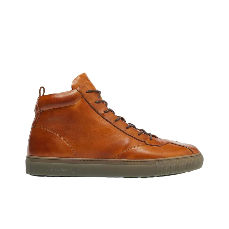Oliver Sweeney High-Top Skateboard Shoes Men's Brown-1