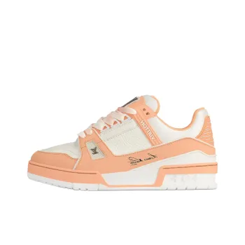 LOUIS VUITTON Trainer Low Top Skateboard Shoes Women's Orange