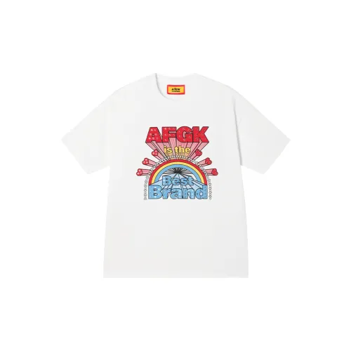 AFGK T-Shirts Unisex White