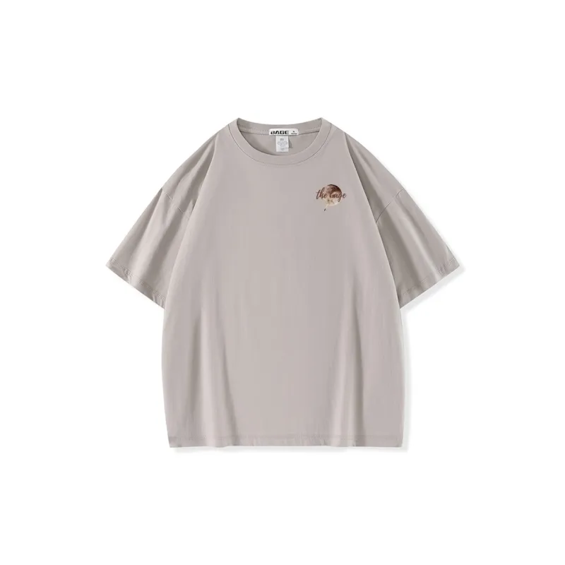 BAGE Drop Shoulder Sleeve T Shirt Men's-9