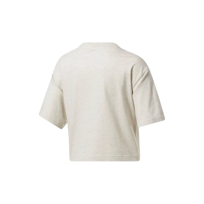 Reebok Cl Pf Big Logo Tee T-Shirt Women's White-1