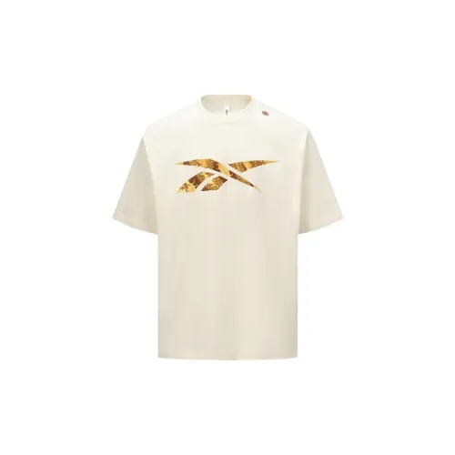 Reebok CNY Collection T-Shirts Unisex Off White