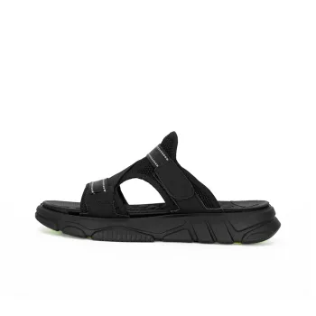 Banas Foam Sole Leather Patchwork Slip-Resistant Slide Slippers Men's