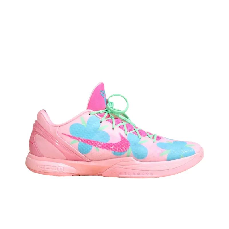 Nike Zoom Kobe 6 Protro PE Cushioned Slip Resistant Low Top Basketball Shoes Men's Pink-1