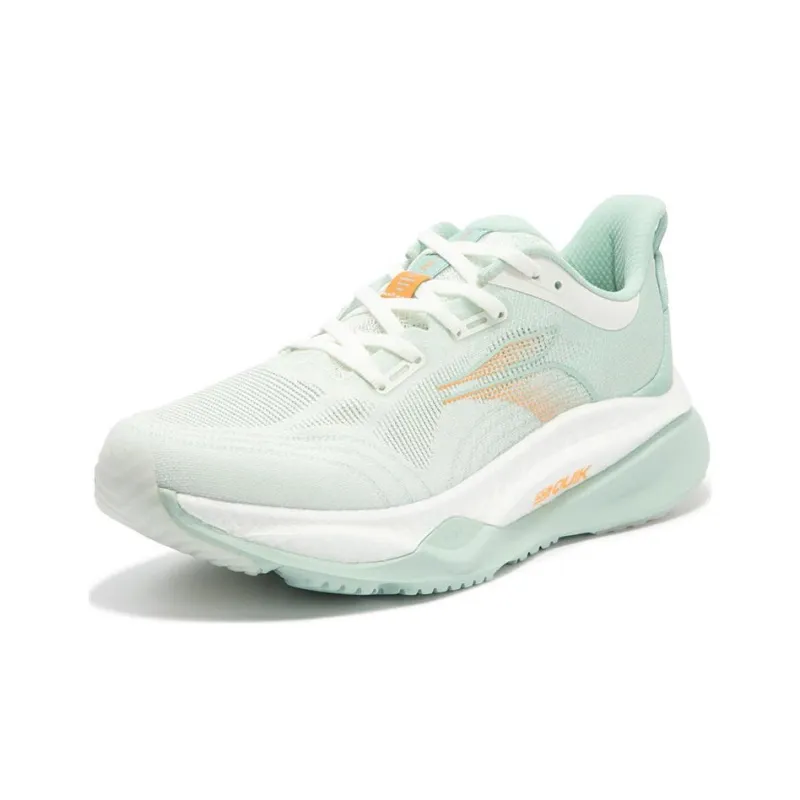 361° Cushioning Lightweight Low Top Running Shoes Men's Green White-1