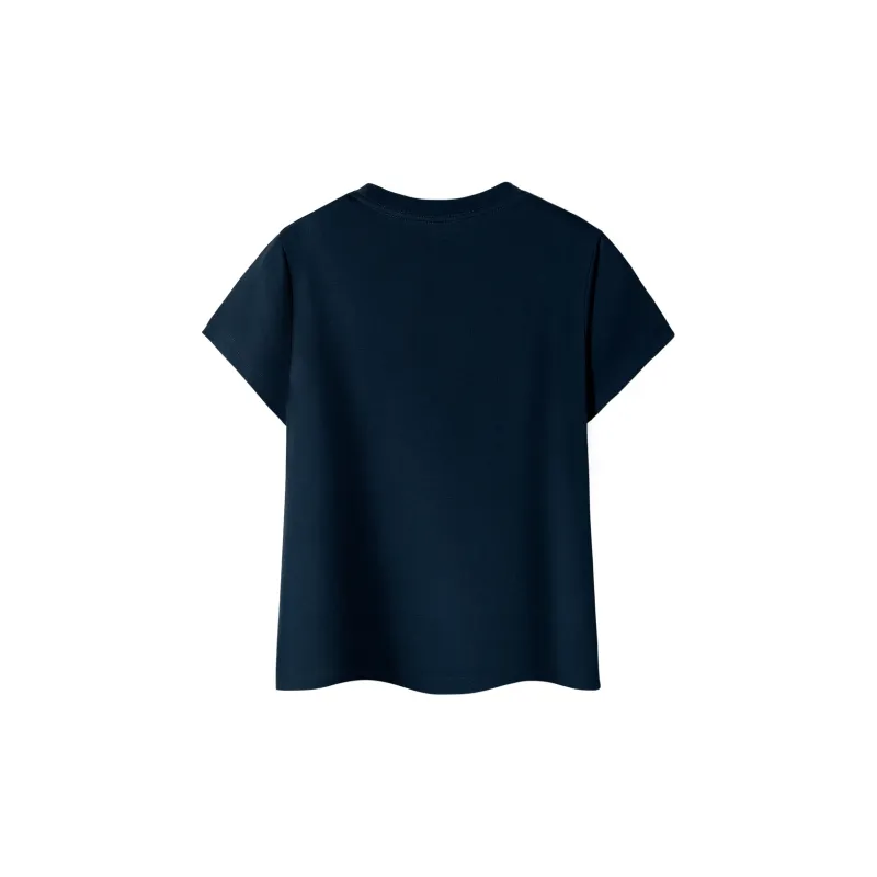 PSO Brand Puppy Series Trendy Brand Trendy Drop Shoulder Top Short Sleeved T Shirts Unisex-31