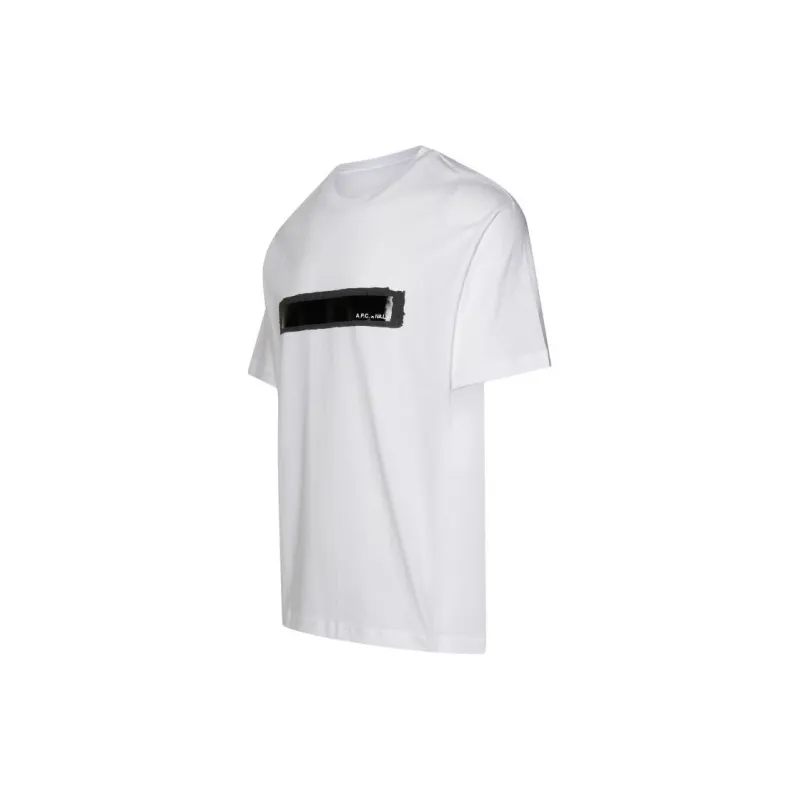 A.P.C Logo Printed Crewneck T Shirt-2