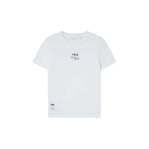 FILA T-Shirts Women's Moon Sun White