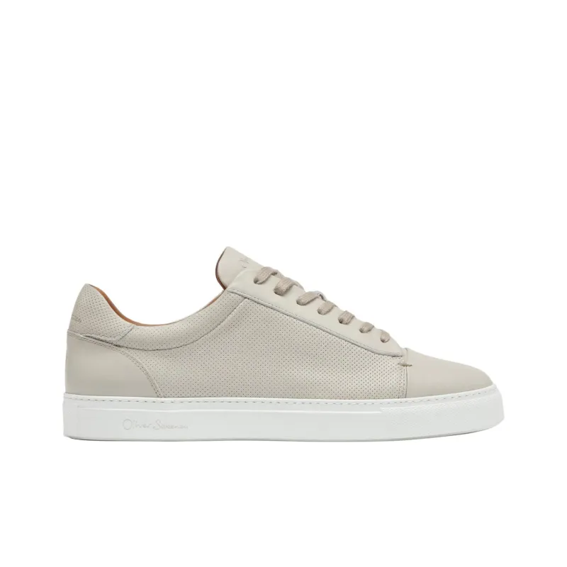 Oliver Sweeney Low-Top Skateboard Shoes Men's Gray White-1
