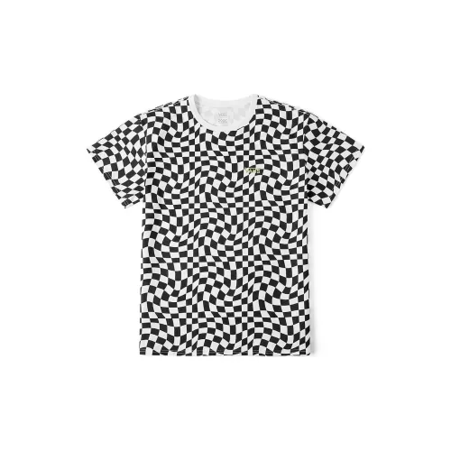 Vans T-Shirts Women's Black/White Checkered