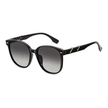 PRETTYALLUSION TR90 Round Sunglasses Unisex