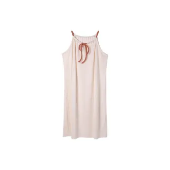 Flowers In Water Nightgown Women's Beige Apricot