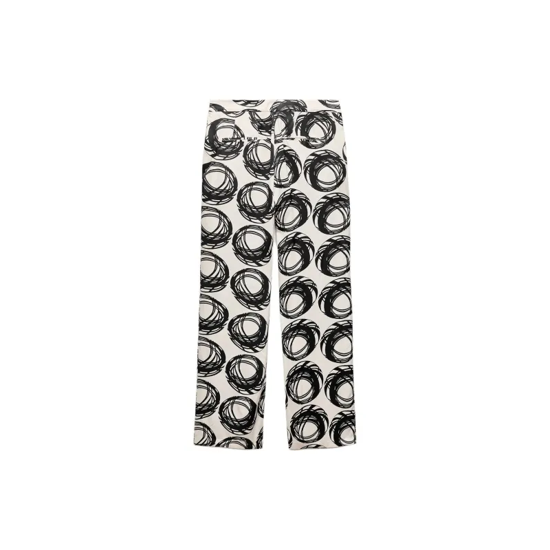 ZARA ZW Series Casual Pants Women's White-1