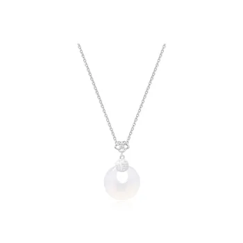 VOCK Chalcedony Necklaces Women's