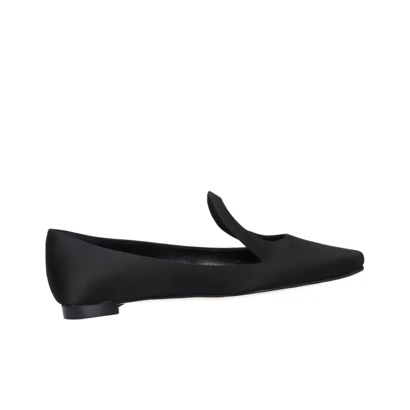 MANOLO BLAHNIK Fugaloa Casual Single Shoes Women's Black-2