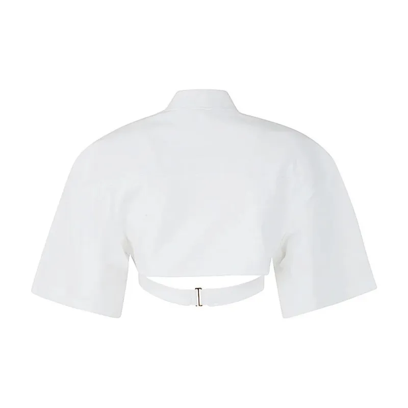 Jacquemus Le T Shirt Bahia Court 'White'-1