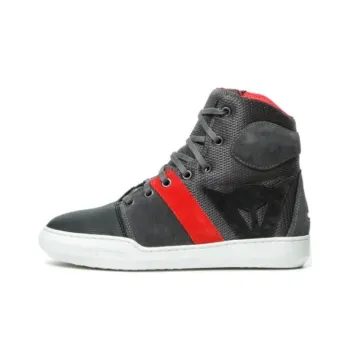 DAINESE York Air Anti-Slip And Wear-Resistant Breathable High-Top Cycling Shoes Women's Black Red