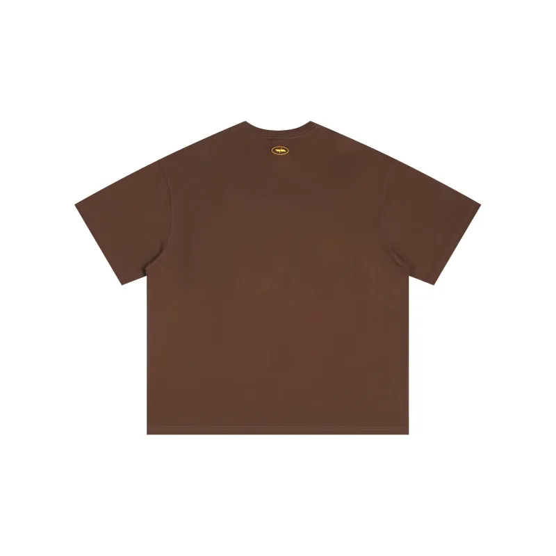 WILDX Summer Basic LOGO Short Sleeved T Shirts Unisex-24