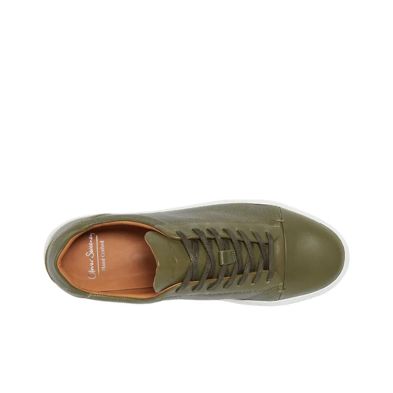 Oliver Sweeney Low-Top Skateboard Shoes Men's Army Green-3