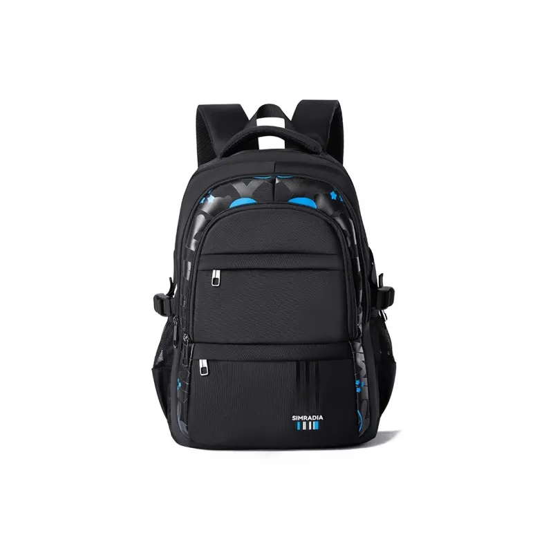 PULUWIRR Oxford Backpack Regular Unisex Black/Obsidian Blue-0