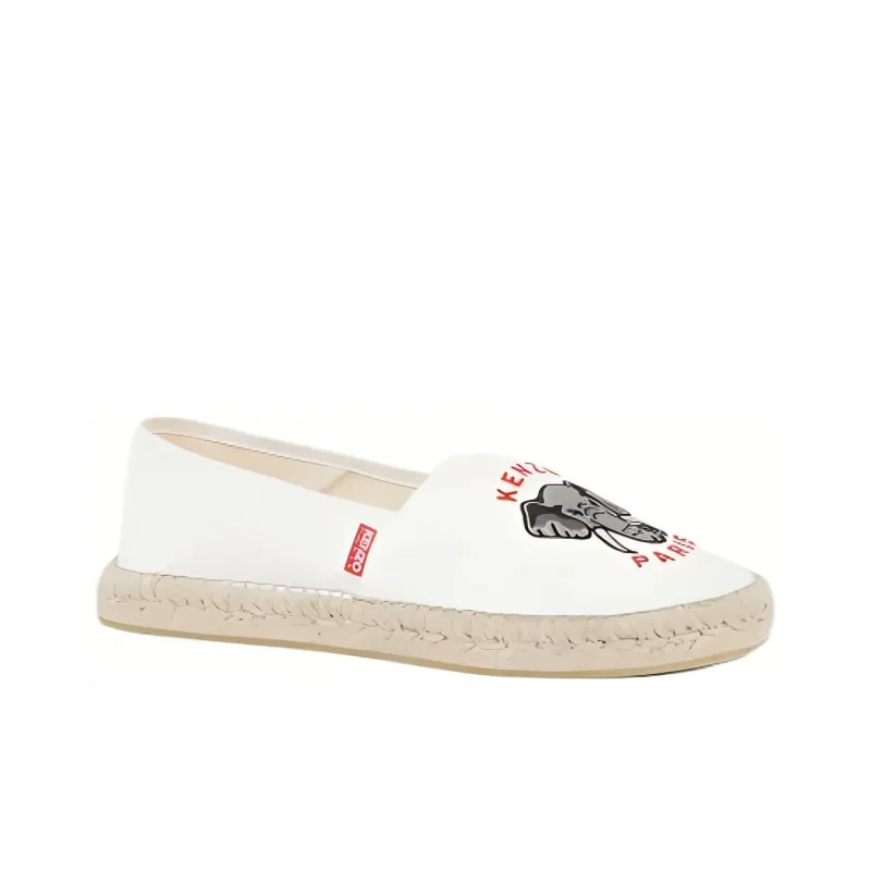 KENZO Elephant Logo-embroidered Espadrilles-1