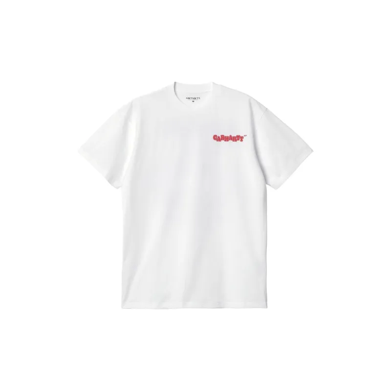 Carhartt WIP SS24 S/S Fast Food T Shirt T Shirt Men's White-1