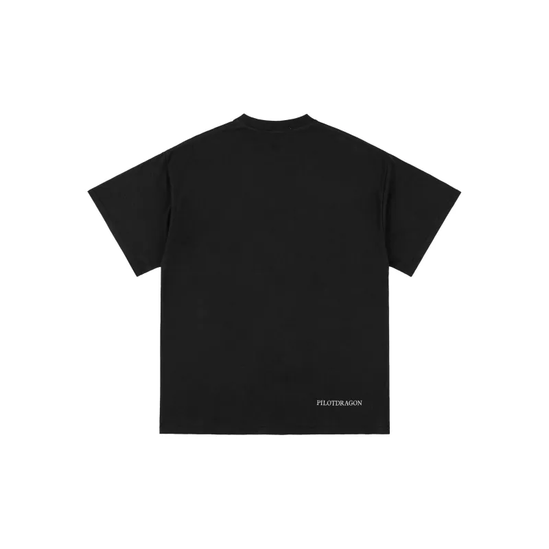 PILOTDRAGON Short Sleeved T Shirts For Summer Unisex-3