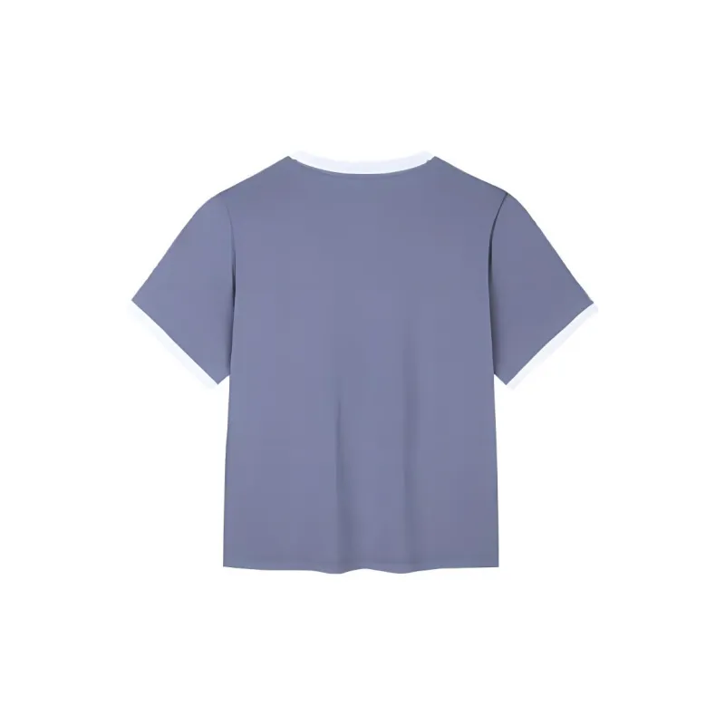 Anta T Shirt Women's Dusty Purple Blue-1