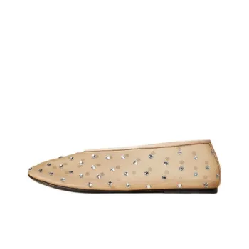 KHAITE The Marcy Embellished Ballet Shoes Women's