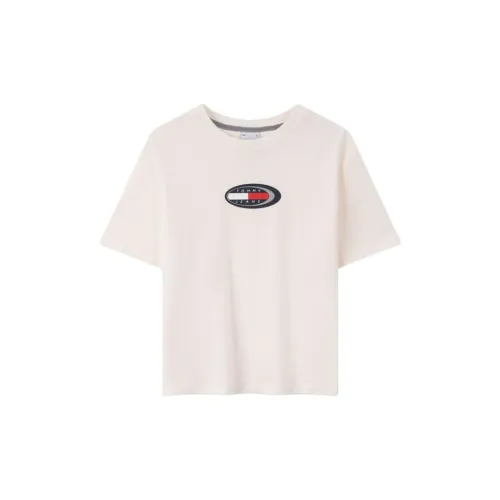 Tommy Hilfiger T-Shirts Women's Off-White YBH