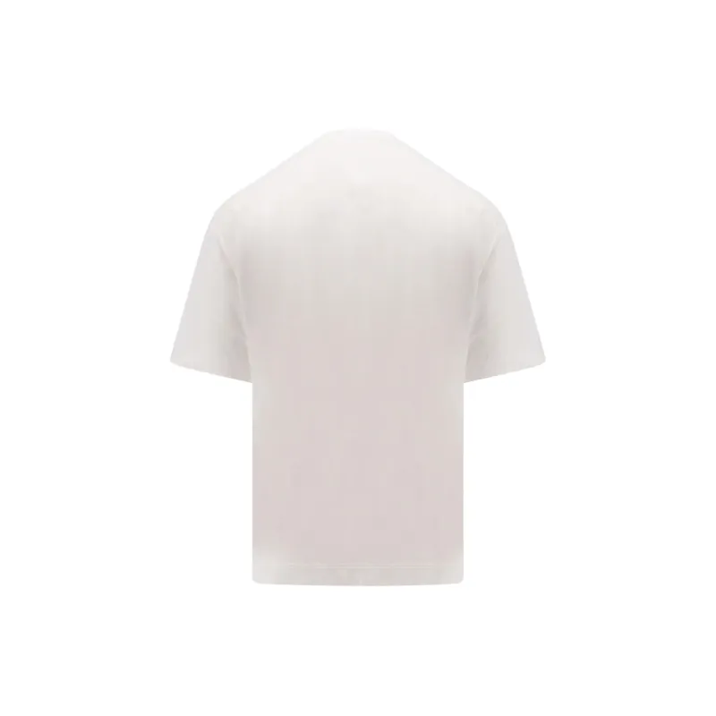 Off Logo Embroidered Crewneck T Shirt-1