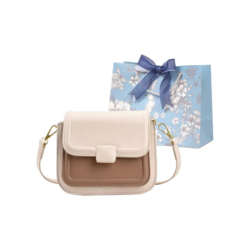 REDOO PU Crossbody Bag, Shoulder Bag Women's Elegant White/Milk Tea Apricot/Elegant Green/Versatile Black-3