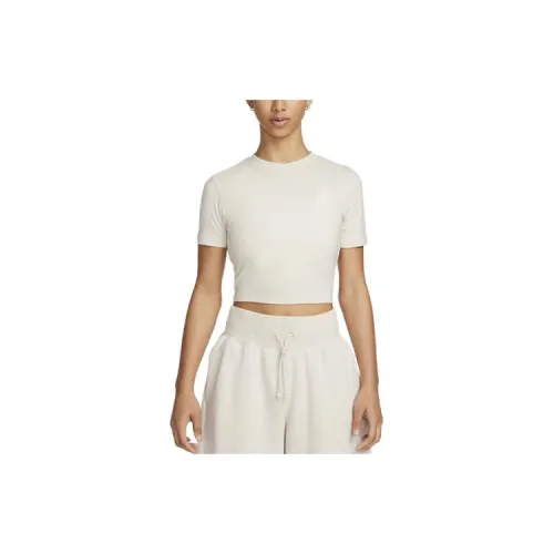 Nike Sportswear Essentials Series T-Shirts Women's Ivory White