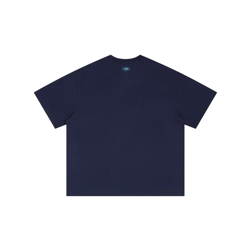 WILDX Summer Basic LOGO Short Sleeved T Shirts Unisex-13